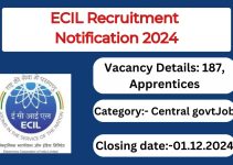 ECIL Recruitment Notification 2024- Apprentice Posts