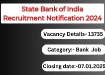 SBI Recruitment Notification 2024- Clerk Posts